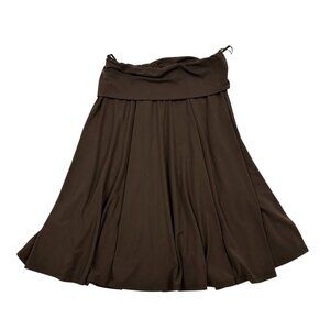 Tommy Bahama Women's  Brown Strapless A-Line Skirt Small